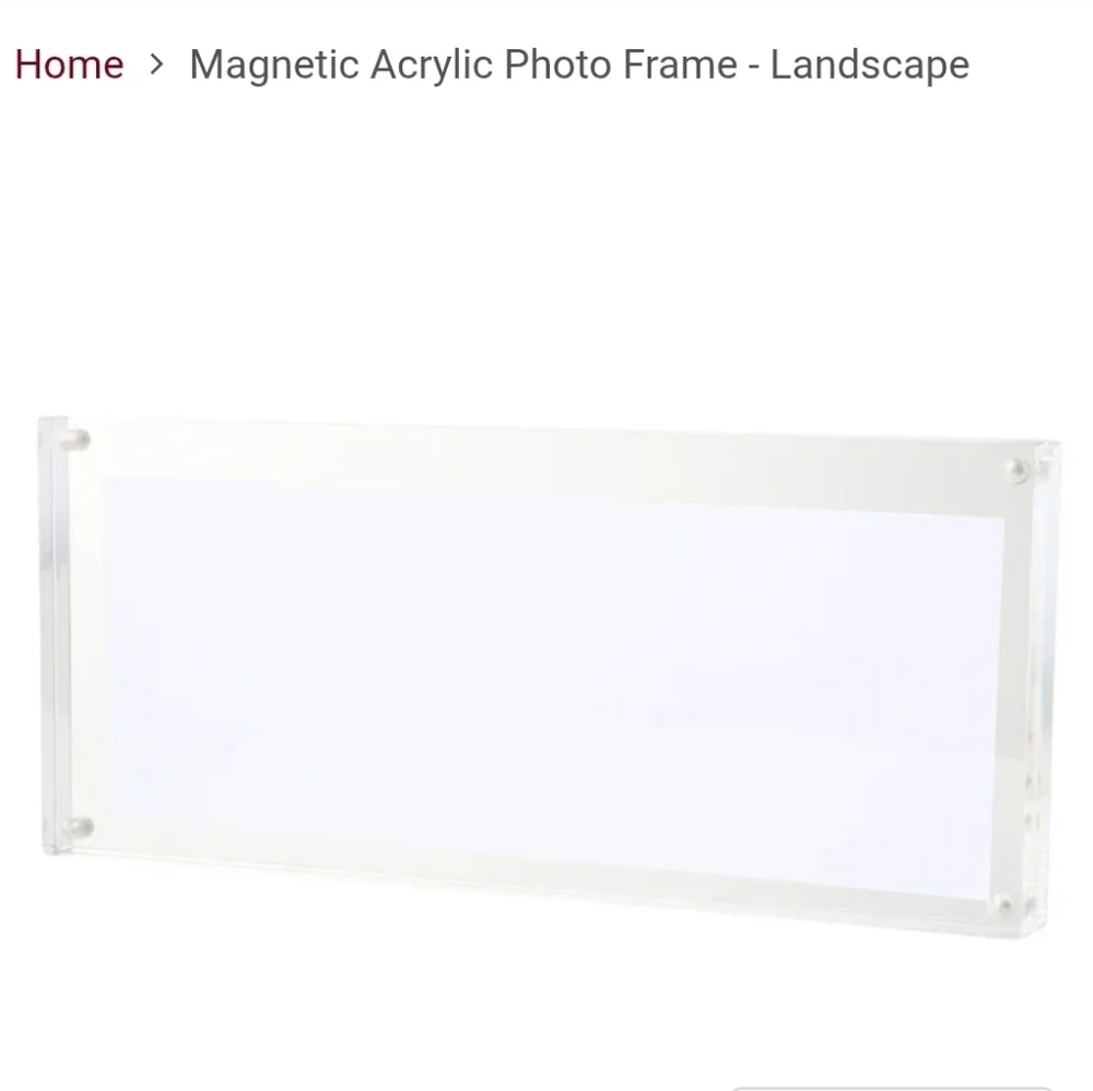 ❤️BUY 2 GET 1 FREE MUJI Magnetic Acrylic Photo Frame - Landscape
